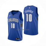 Camiseta Orlando Magic Evan Fournier NO 10 Statement Edition Azul