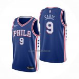 Camiseta Philadelphia 76ers Dario Saric NO 9 Icon Azul