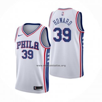 Camiseta Philadelphia 76ers Dwight Howard NO 39 Association Blanco