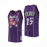 Camiseta Toronto Raptors Vince Carter NO 15 Mitchell & Ness Violeta