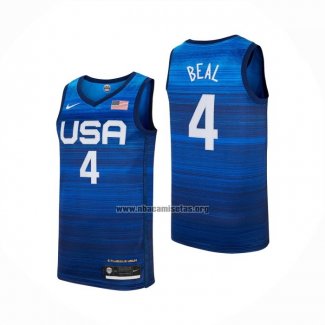 Camiseta USA 2021 Bradley Beal NO 4 Azul