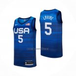 Camiseta USA 2021 Zach LaVine NO 5 Azul