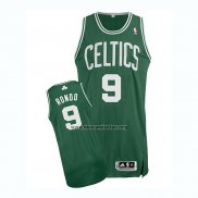 Camisetas Boston Celtics Rajon Rondo NO 9 Verde