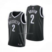 Camiseta Brooklyn Nets Blake Griffin NO 2 Icon 2020-21 Negro