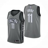 Camiseta Brooklyn Nets Kyrie Irving NO 11 Statement 2019-20 Gris