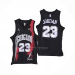 Camiseta Chicago Bulls Michael Jordan NO 23 Fashion Royalty Negro
