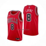 Camiseta Chicago Bulls Zach Lavine NO 8 Icon Rojo