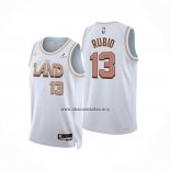 Camiseta Cleveland Cavaliers Ricky Rubio NO 13 Ciudad 2022-23 Blanco