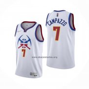 Camiseta Denver Nuggets Facundo Campazzo NO 7 Earned 2020-21 Blanco
