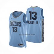 Camiseta Memphis Grizzlies Jaren Jackson JR. NO 13 Statement 2022-23 Azul