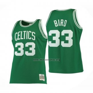 Camiseta Nino Boston Celtics Larry Bird NO 33 Mitchell & Ness 1985-86 Verde