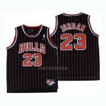 Camiseta Nino Chicago Bulls Michael Jordan NO 23 Retro 1995-96 Negro