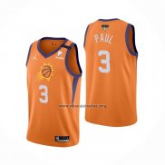 Camiseta Phoenix Suns Chris Paul NO 3 Statement 2021 Naranja