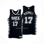 Camiseta San Antonio Spurs Doug Mcdermott NO 17 Statement 2022-23 Negro
