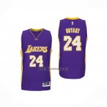 Camisetas Los Angeles Lakers Kobe Bryant NO 24 Violeta