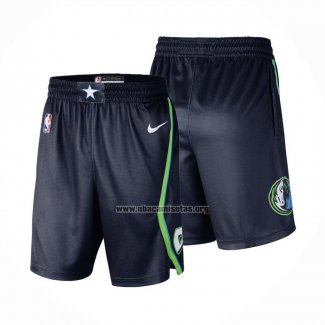 Pantalone Dallas Mavericks Ciudad 2020 Azul