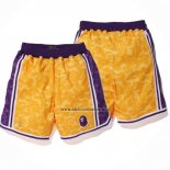 Pantalone Los Angeles Lakers Bape Amarillo