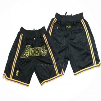 Pantalone Los Angeles Lakers Negro