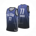 Camiseta All Star 2023 Dallas Mavericks Luka Doncic NO 77 Azul