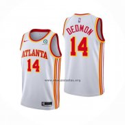 Camiseta Atlanta Hawks Dewayne Dedmon NO 14 Association 2020-21 Blanco