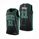 Camiseta Boston Celtics Kyrie Irving NO 11 Statement 2017-18 Negro