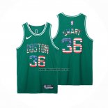 Camiseta Boston Celtics Marcus Smart NO 36 75th Bandera Edition Verde