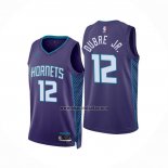 Camiseta Charlotte Hornets Kelly Oubre JR. NO 12 Statement 2022-23 Violeta