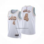 Camiseta Cleveland Cavaliers Evan Mobley NO 4 Ciudad 2022-23 Blanco