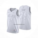 Camiseta Detroit Pistons Derrick Rose NO 25 MVP Blanco