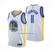 Camiseta Golden State Warriors Klay Thompson NO 11 Association 2020-21 Blanco