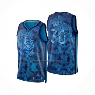 Camiseta Golden State Warriors Stephen Curry NO 30 Select Series 2023 Azul