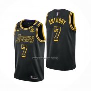 Camiseta Los Angeles Lakers Carmelo Anthony NO 7 Mamba 2021-22 Negro