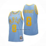 Camiseta Los Angeles Lakers Kobe Bryant NO 8 Mitchell & Ness 2001-02 Azul