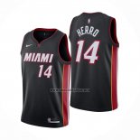 Camiseta Miami Heat Tyler Herro NO 14 Icon 2020-21 Negro