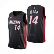 Camiseta Miami Heat Tyler Herro NO 14 Icon 2020-21 Negro