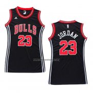 Camiseta Mujer Chicago Bulls Michael Jordan NO 23 Icon Negro