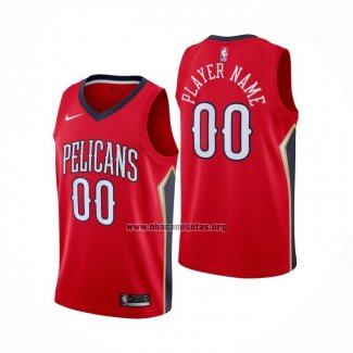 Camiseta New Orleans Pelicans Personalizada Statement Rojo