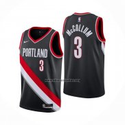 Camiseta Portland Trail Blazers C.j. McCollum NO 3 2020-21 Negro