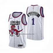 Camiseta Toronto Raptors Tracy Mcgrady NO 1 Classic Edition Blanco