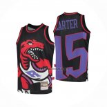 Camiseta Toronto Raptors Vince Carter Mitchell & Ness Big Face Negro