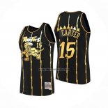 Camiseta Toronto Raptors Vince Carter NO 15 Mitchell & Ness 1998-99 Negro