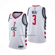 Camiseta Washington Wizards Bradley Beal NO 3 Ciudad 2019-20 Blanco