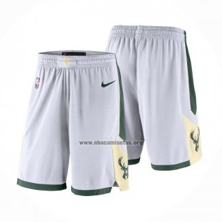 Pantalone Milwaukee Bucks 2019 Blanco