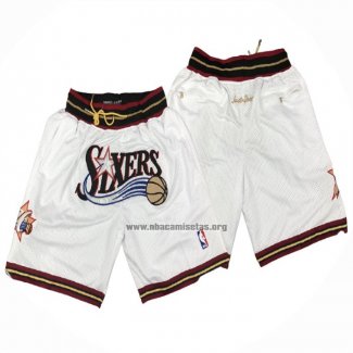 Pantalone Philadelphia 76ers Just Don Blanco2