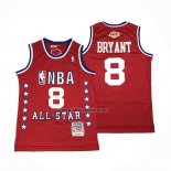 Camiseta All Star 2003 Kobe Bryant NO 8 Hardwood Classics Rojo