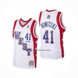 Camiseta All Star 2004 Dirk Nowitzki NO 41 Blanco