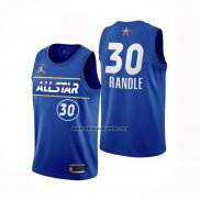 Camiseta All Star 2021 New York Knicks Julius Randle NO 30 Azul