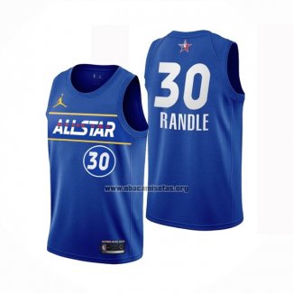 Camiseta All Star 2021 New York Knicks Julius Randle NO 30 Azul