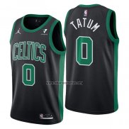 Camiseta Boston Celtics Jayson Tatum NO 0 Statement 2021-22 Negro