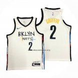 Camiseta Brooklyn Nets Blake Griffin NO 2 Ciudad 2020-21 Blanco
